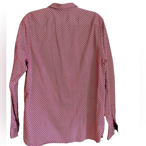 Ted Baker Long Sleeve Geometric Print Shirt - Picture 8 of 13